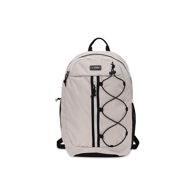 Converse Transition Sling Casual Sports Color Block Zipper Large Capacity Polyester Backpack Unisex backpack Khaki 10022097-A10 Khaki