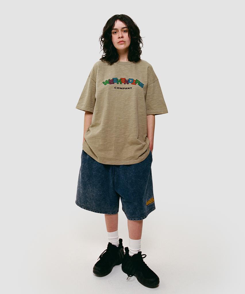 WKNDRS Logo Sweat Shorts (Denim)