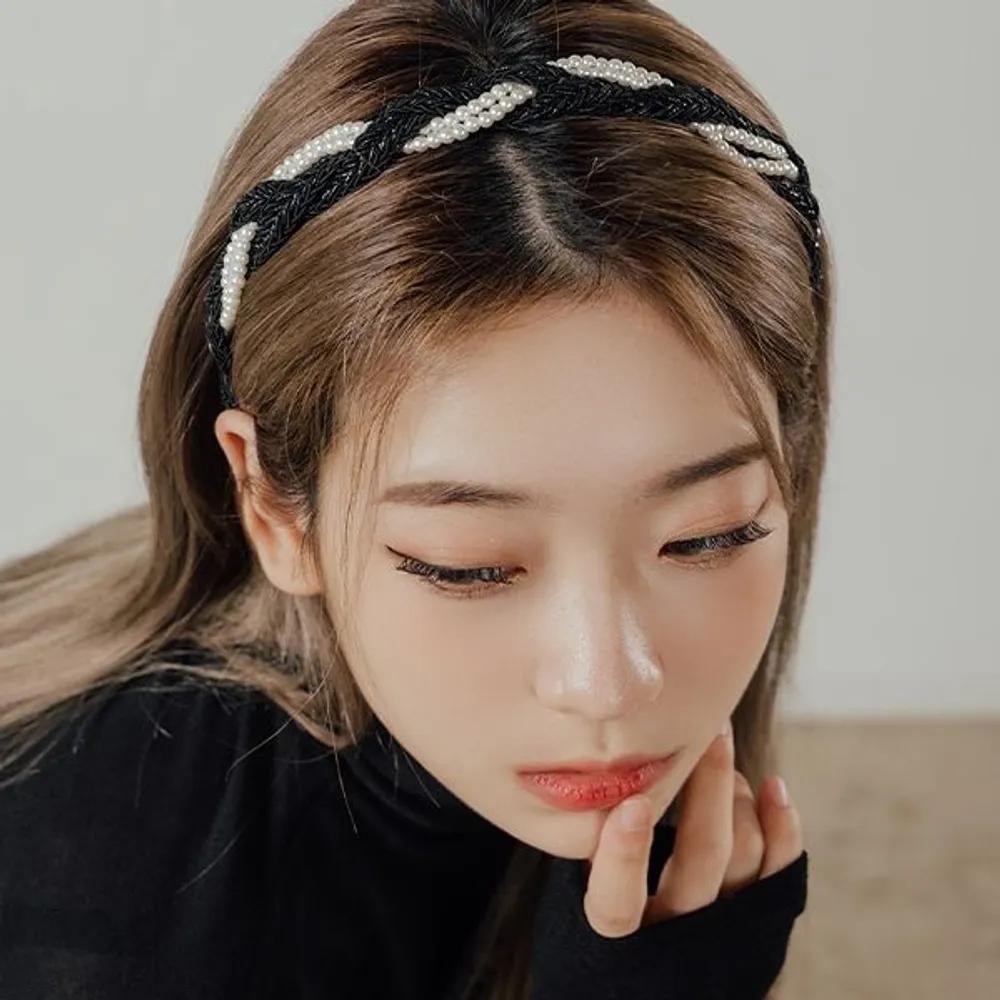 Enough Twisted Handmade Hairband (21HB024) Ivory