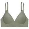 Women's Seamless Wire-Free Comfortable One-Piece Lifting Thin Bra Simple Smooth Surface Solid Color Underwear
