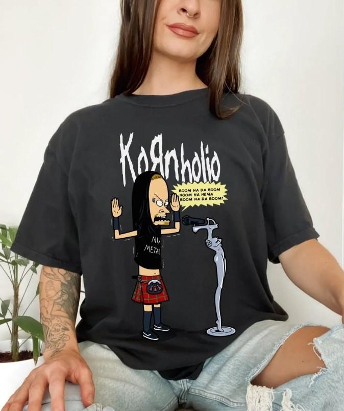 Kornholio Music Band vintage Graphic Tee T-Shirt L