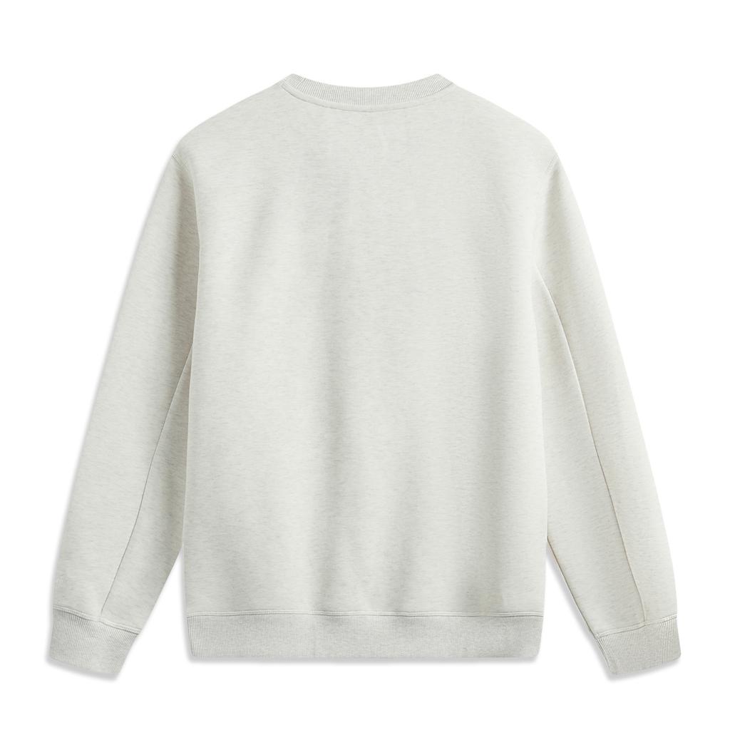 Li Ning Daily Prosperity Series Cny Zodiac Letter Round Neck Comfortable Breathable Versatile Casual Sweatshirt Men Sweatshirt AWDV165-9