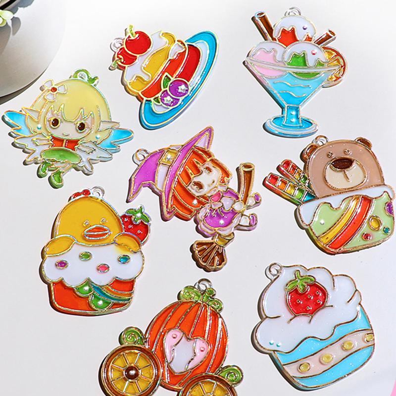Kids  Childrens DIY Crystal Paint Arts And Crafts Playset DIY Window Paint Art Pendant For Suncatcher Kits Fun Party Activity Art Project