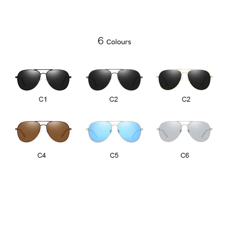 Classic Retro High Quality Custom Logo Women Men's Lunette De Soleil Homme Polarized Pilot Sunglasses
