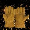 Rutschfeste Schweißhandschuhe aus Rindsleder Verschleißfeste Schweißer-Arbeitshandschuhe Schutzhandschuhe Sicherheitsschutz