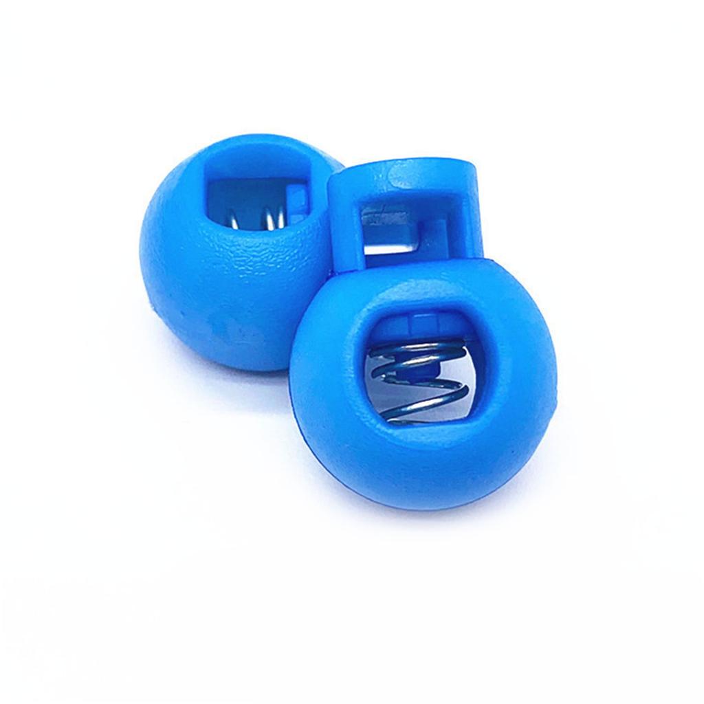 100 Pieces Plastic Cord Locks Assorted Colors Fastener Toggles for Shoelaces, Drawstrings, Paracord, Bags, Clothing
