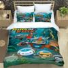 3D Octonauts Bedding Sets, Duvet Covers and Pillowcases, Bedroom Decor, Children's Gifts, Adult Single/double Beds.