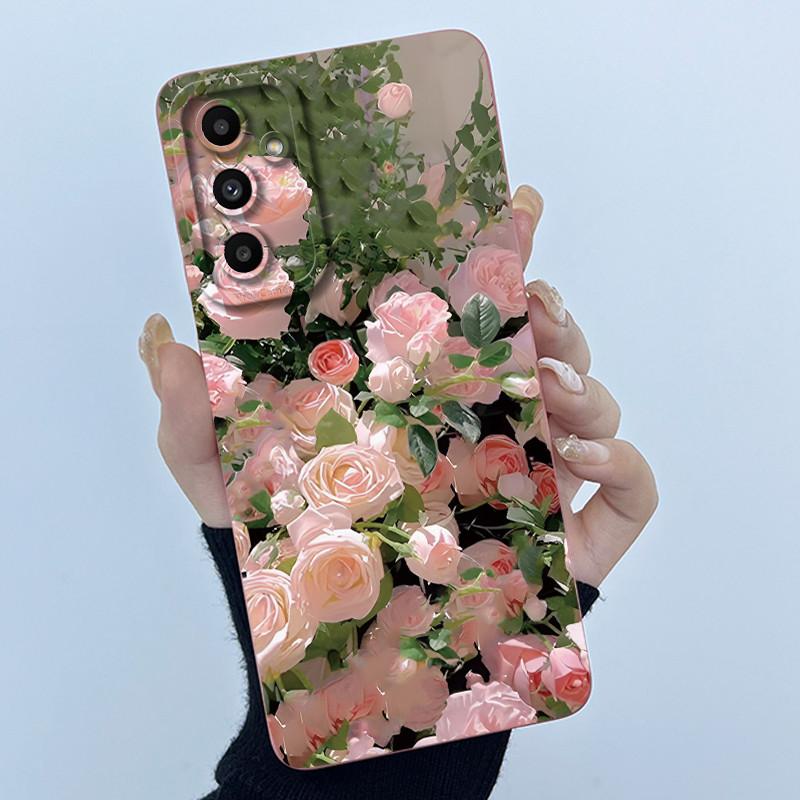Für Samsung A05s A05 Galaxy SM-A057F A055F Niedlicher Panda Süße Mädchen Katzen Weiches Silikon Gummi Handyhülle für SamsungA05s A05 Hülle