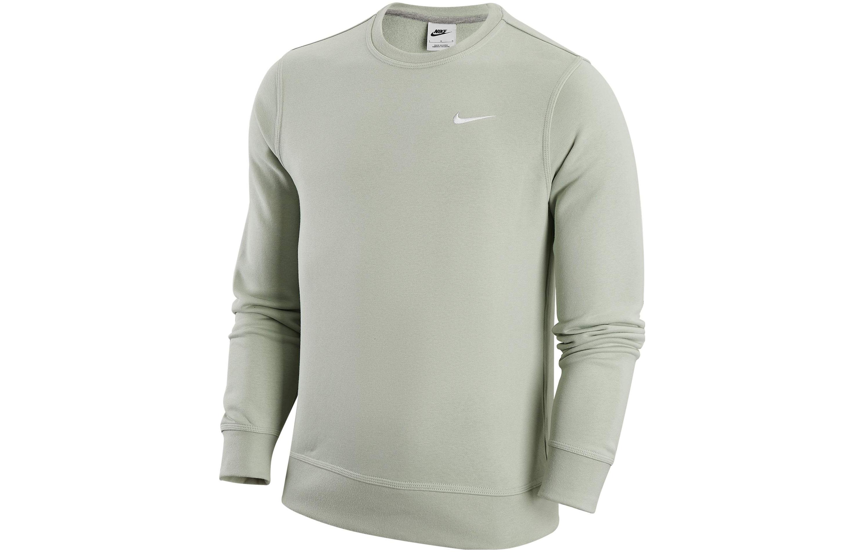 Nike Sweatshirts Men s Cyan Crew Neck Thickened Regular FB7666-003 S