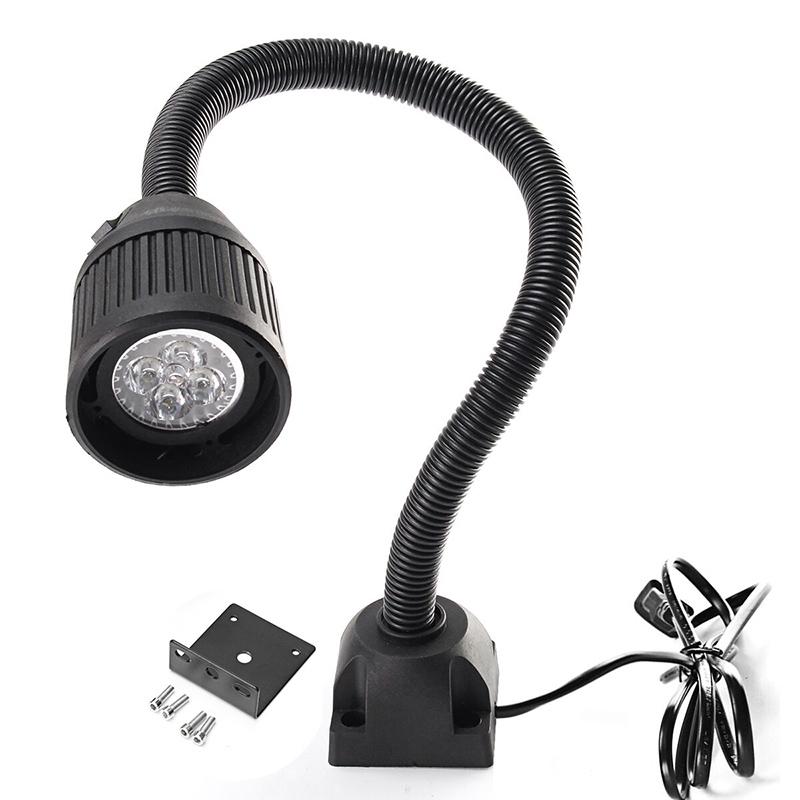 

4 Вт Регулируемый светодиодный машинный свет Швейная машина Станок с ЧПУ Токарный инструмент Свет Фрезерный станок Рабочий свет Лампа для рабочего стола Черный without switch