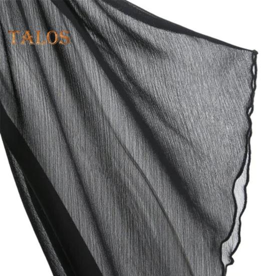 Dámské Cosplay šaty Gotický styl Čarodějnice Halloween Party Kostým Šněrovací popruh Bez límečku Barevně ladící Dlouhé rohové rukávy Šaty do A