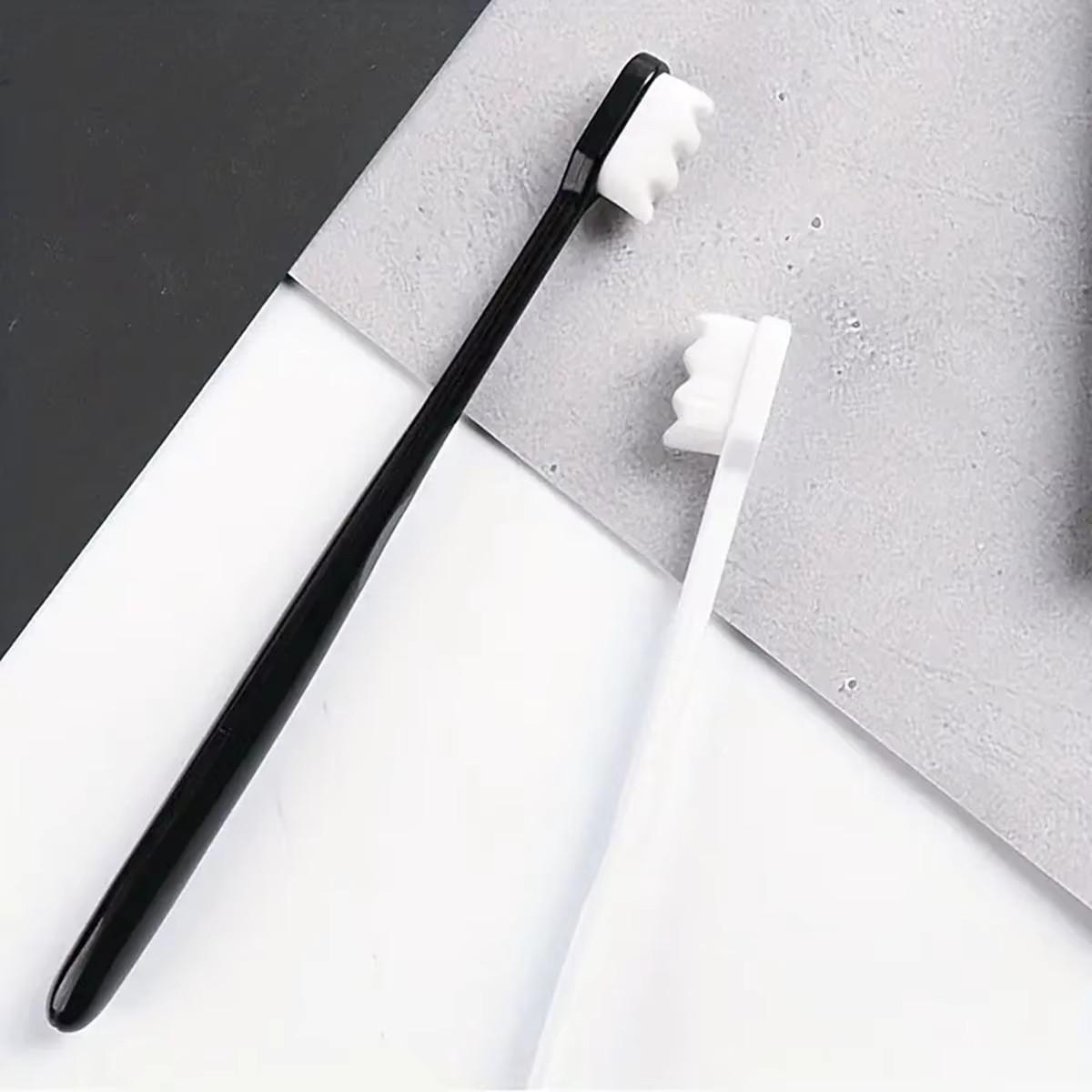 

1 шт., ультратонкая мягкая зубная щетка с миллионом нано-щетинок, зубная щетка для взрослых, глубокая чистка зубов, портативная дорожная стоматологическая щетка для ухода за полостью рта