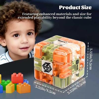 Maze Magic Cube Stress Relief Toy Infinity Cube Portable Educational Toys Decompress Relax Toys for Adult Kids Autism ADHD Gift