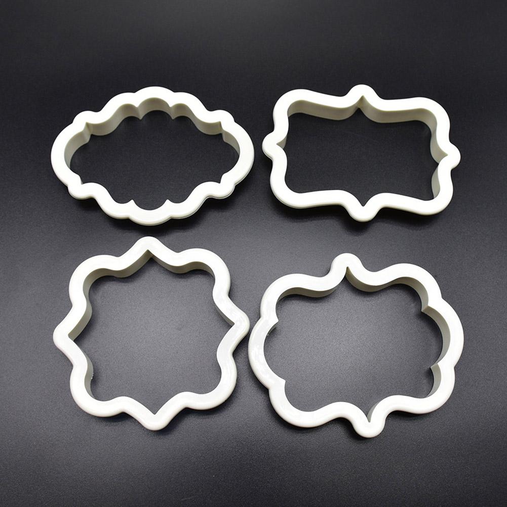 Frame DIY Silicone Cake Mold Mould Decorating Tool for Baking Fondant Cupcake Dessert 01#
