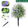 1/2PCS Artificial Colored Flowers with Spikes for Outdoor, UV Resistant Shrubs Plants, for Office Wedding Garden Yard DIY Decor
