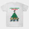 Camiseta Estampada Preta Masculina Philly Special Christmas' Mercadoria Para Beneficiar Chop, Cctc Papel de Transferência Sem Corte Estampa Camiseta de Algodão