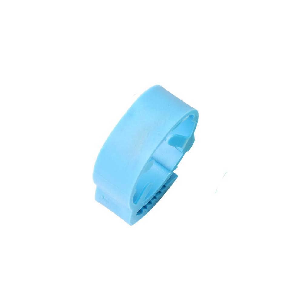 Chicken feet ring adjustable size poultry legs without digital label buckle 7-color plastic duck and goose farm equipment 140pcs