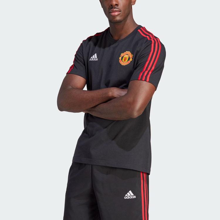 Adidas Manchester United DNA Casual Sports Short Sleeve T-Shirt Men Tops Black IA8517