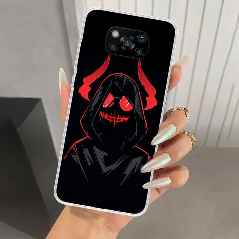Devil Bad Boy Anime Phone Case for Xiaomi Poco X5 X6 X7 Pro F7 Ultra M7 Redmi 15 15C 13 13C 12 12C 10 10A 10C 9 9A 9C 9T Shell P