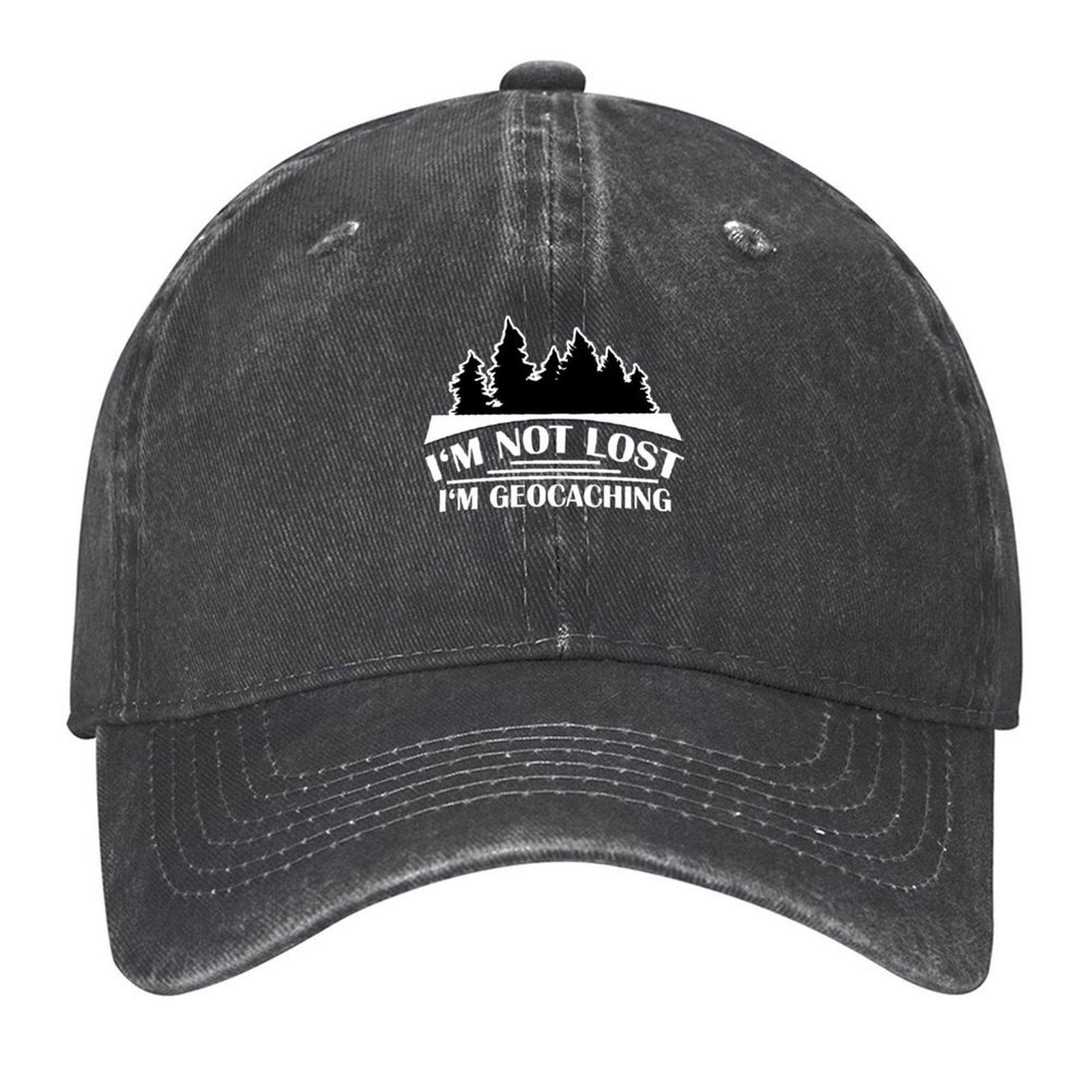 

2026 I m Not Lost, I m Geocaching | Geocaching Baseball Cap Designer Hat Fishing Hat Men s Big Size Hat Christmas For Men Women