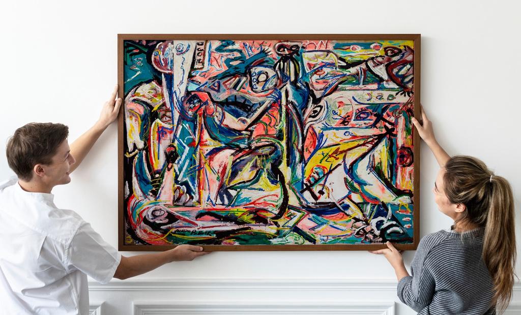 Poster Pollock Abstract Painting