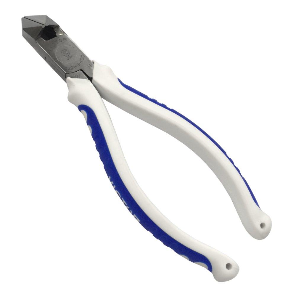 

Victor High-Grade Diagonal Cutting Pliers, 150mm, Ideal for Cutting Thin and Copper Wires in Electrical and Communications Work [322HG-150]