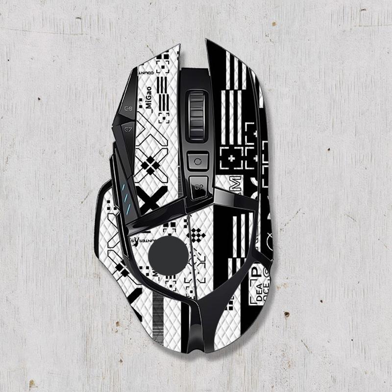 Mouse Grip Tejp Skate Sticker Halkfri Sug Sweat Mus Anti-Slip Sticker För Logitech G502 Hero