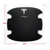 4PCS Car Door Handle Protection Sticker Emblem Car Decoration Styling For Tesla Model 3 Model X S 2016-2020 Decals TM3 TMX TMS Decal