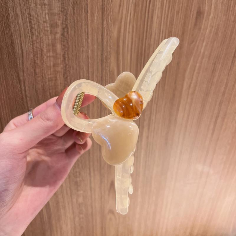 Hochwertige Brief-Matt-Haarspange für Frauen mit dickem Haar, Große Haiklammer-Haarspange für Hinterkopf-Dutt, Stirnband