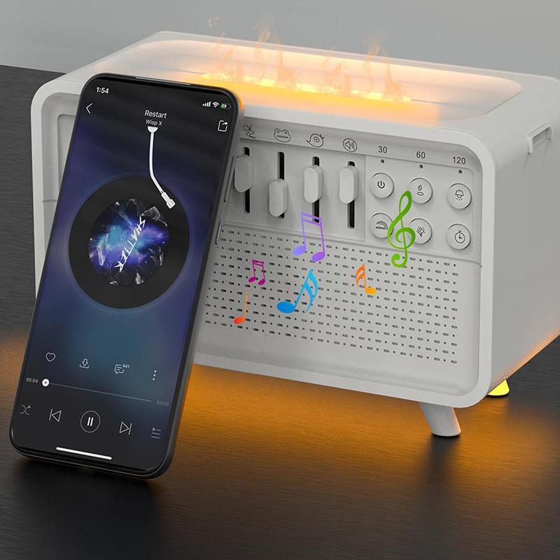 Portable White Noise Bluetooth Speaker Nature Sound Sleep Aid Music Box Wireless Stereo Mp3 Music Player Support Timed Shutdown