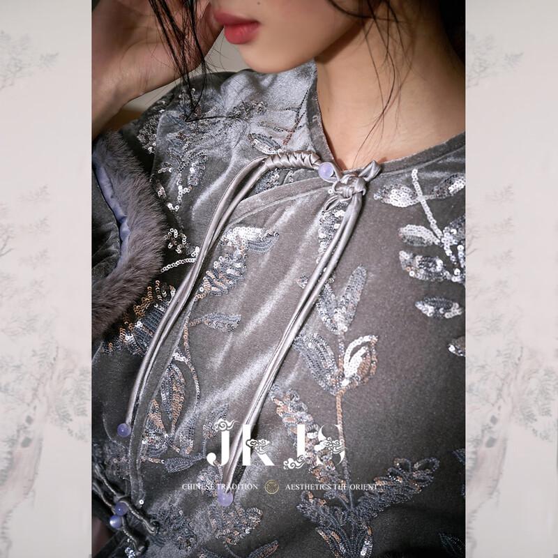 JK&JS Gepolsterter Wintermantel im neuen chinesischen Stil