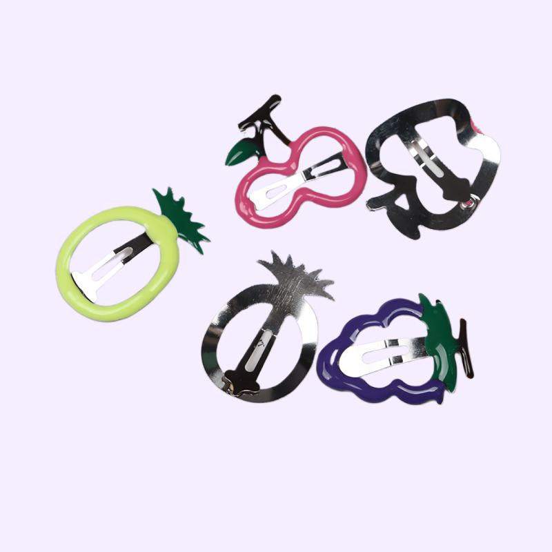 Hot Sweetly Strawberry Fruit BB Hair Claw Side Clips for Women Girls Kids Hairpin Boutique Hair Accessories Headwear