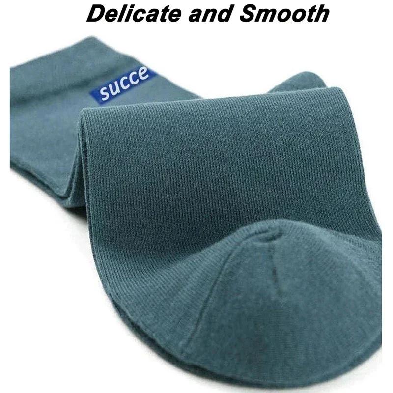 6pairs Breathable Cotton Sport Stockings Men Bamboo Fiber Autumn and Winter Men Socks Sweat Absorption Deodorant Business Sox