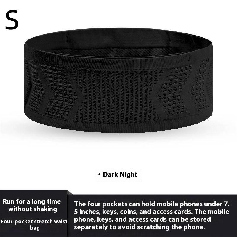 1Pc Seamless Invisible Running Waist Belt Bag Gym Bags Lightweight Invisible Mobile Phone Bags Portable Elastic Run Cycling Bag