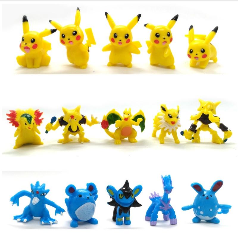144pcs Pokemon Action Figures Collection Toy Anime Kids Toy Gift