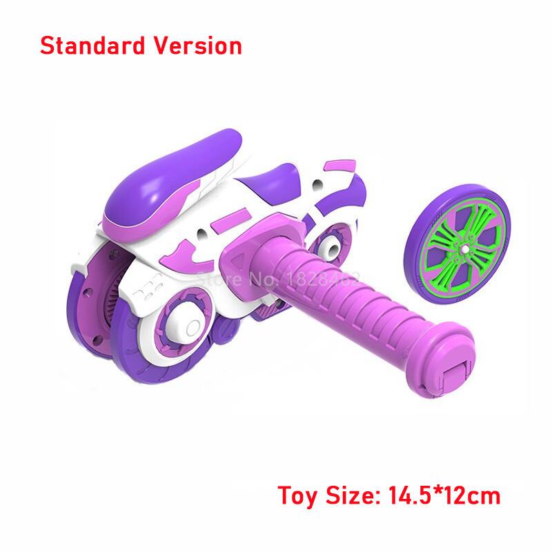 Ultimo Giroscopio Magico Ciclotrone Infinito Ruota Accelerante Giocattolo Giroscopio con Lanciatore Moto Trottola Giocattoli per Bambini Regalo
