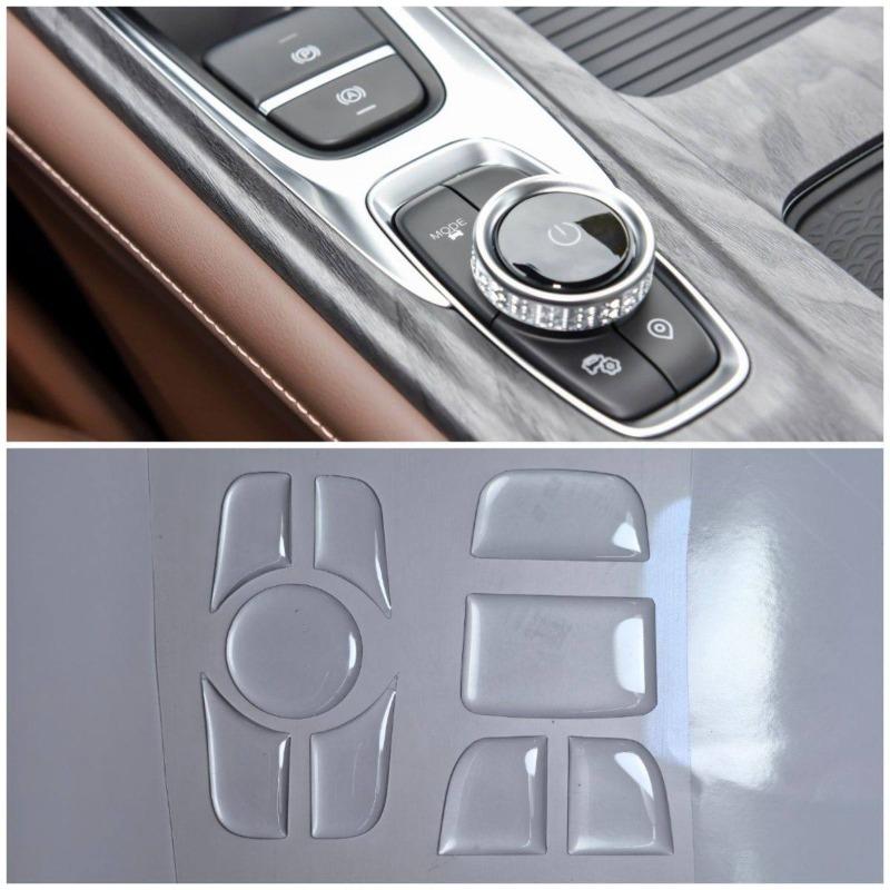 For Chery Arrizo 8 Pro 2025 Central Gear Panel Buttons Uplift Window Panel Button Interior Film Car Accessories Anti-scratch