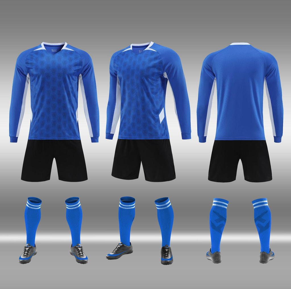 Kelme Long Sleeve Football Training Suit - Round Neck, Breathable, Spring/Autumn.