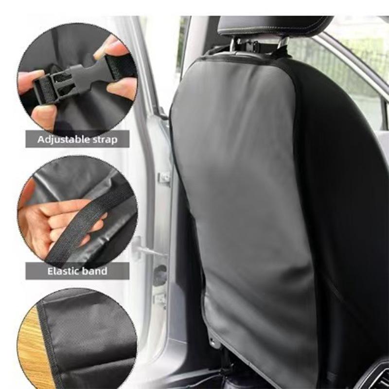 Car Seat Back Protector Cover Anti Mud Dirt Auto Seat Cover Protector Cover Children Anti Kick Mat Pad Seat  Storage Bag