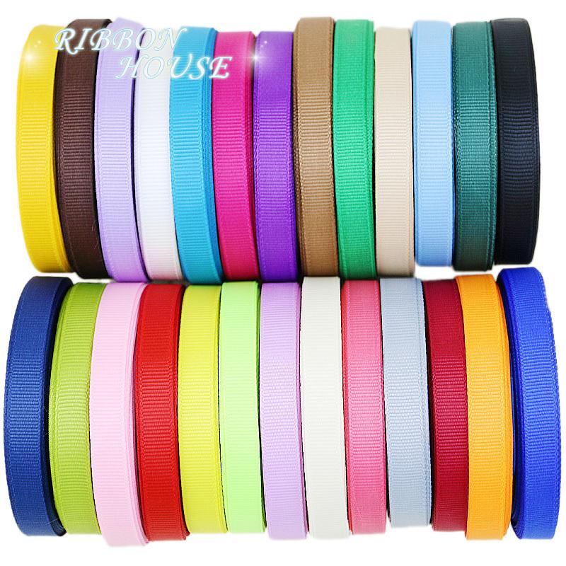 (10 Meter/Los) Grosgrainband Großhandel Geschenkverpackungsdekoration Weihnachtsbänder Spitze (10/12/15/20/25/40/50MM)