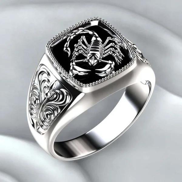 Scorpion Animal Punk Men' Ring Cheap Jewelry Accessories  Jewelry Men Rings Halloween Rings for Men Cool Chunky Rings