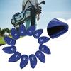 12PCS   Pattern PU Leather   Soft Convenient   Putter Cover Iron   Headcover Accessory During Outdoor Travel