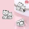 copper Charm Bead Charms Cute Cats Dogs Elephant Bear Bead Charms Compatible With Authentic Bracelets Do It Yourself Necklaces Making Accessories Wome
