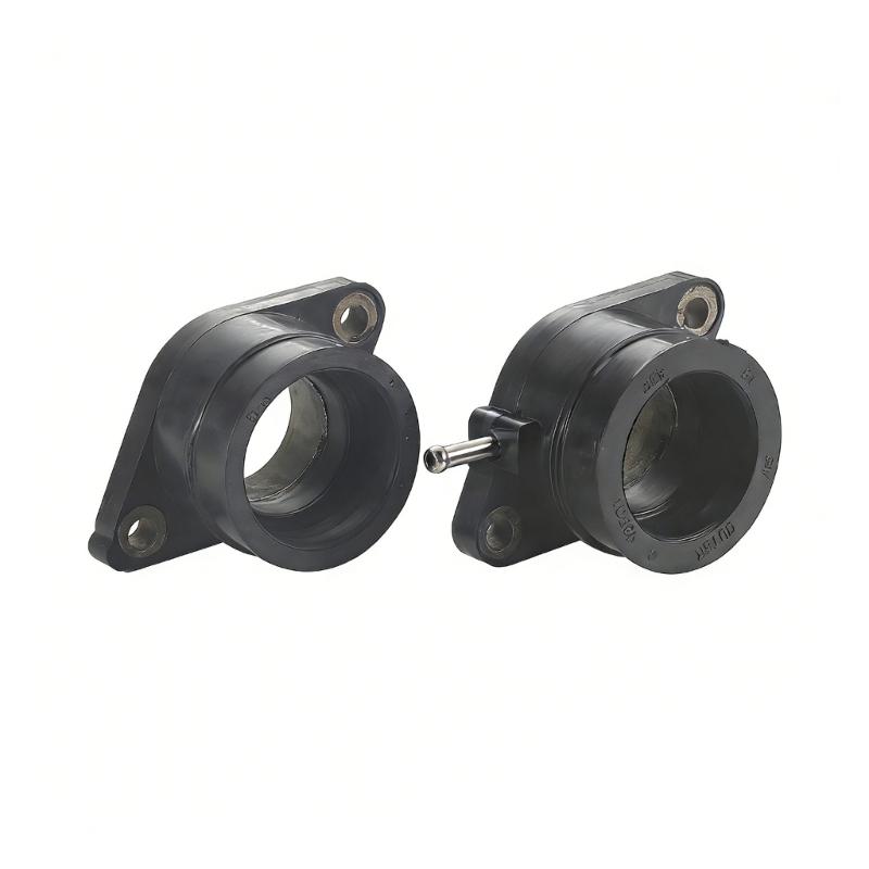 2PCS Flexible Banana Flexible Intake Manifold Gasket Connectors Fit XT500 And XT600 TT600 Motorcycles Quick Install