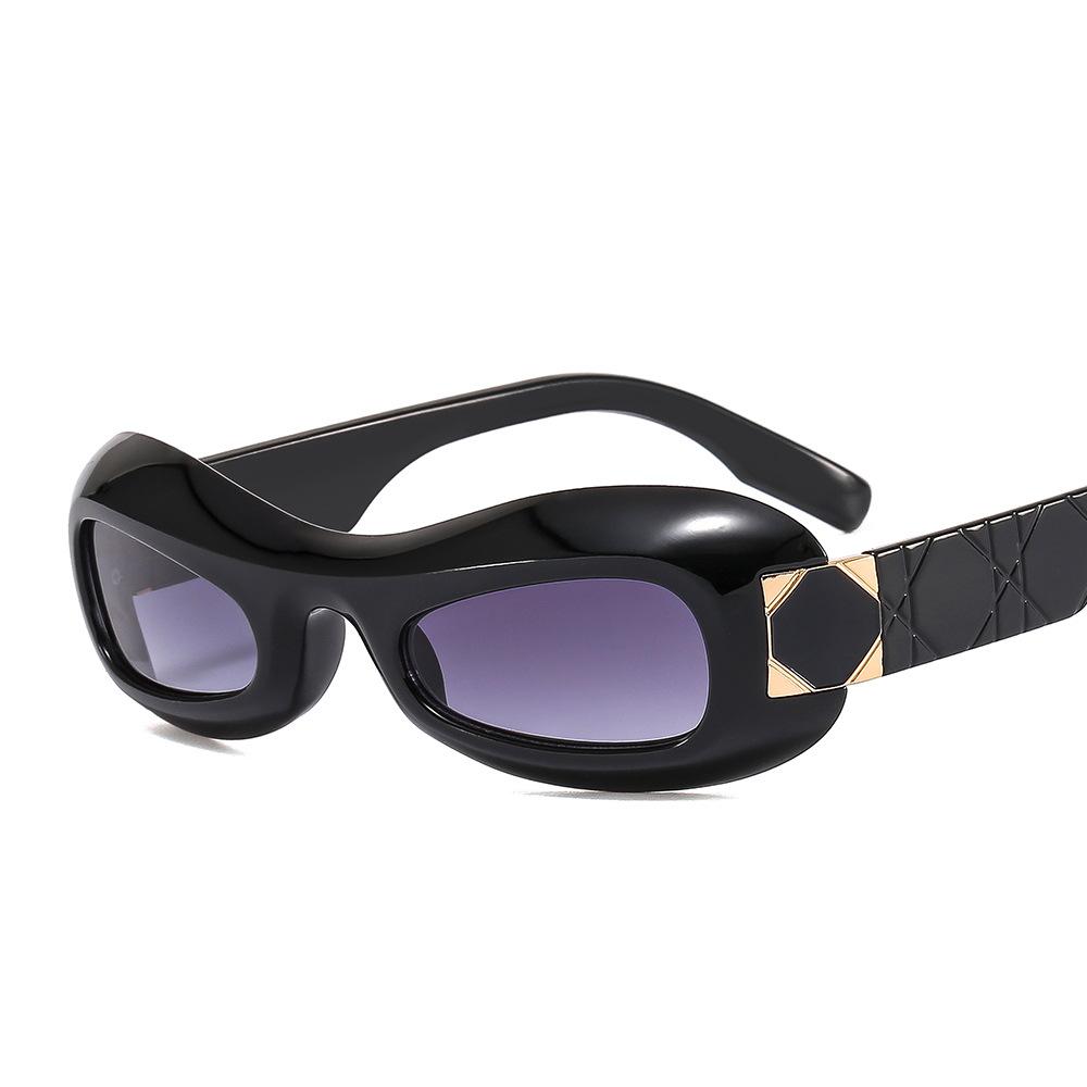 Fashion Modern Small Frame Designer Sunglasses 2024Men Women Brand LOGO Custom Glasses Trendy Shades