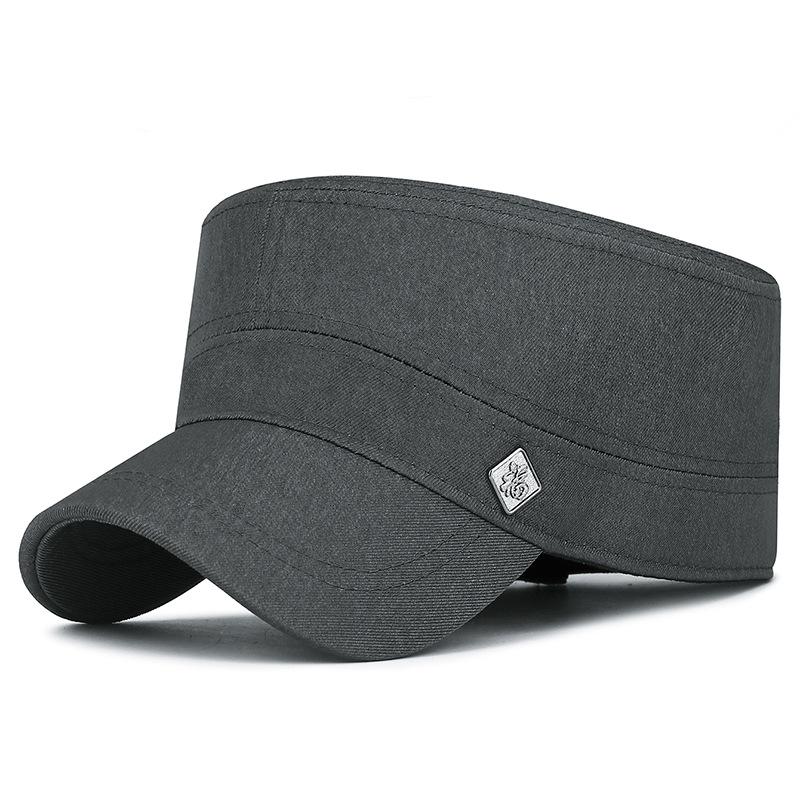 Sunshade  Hat Men's Spring Autumn Flat Top Hat for Middle-Aged and Elderly Outdoor Sunscreen Hat
