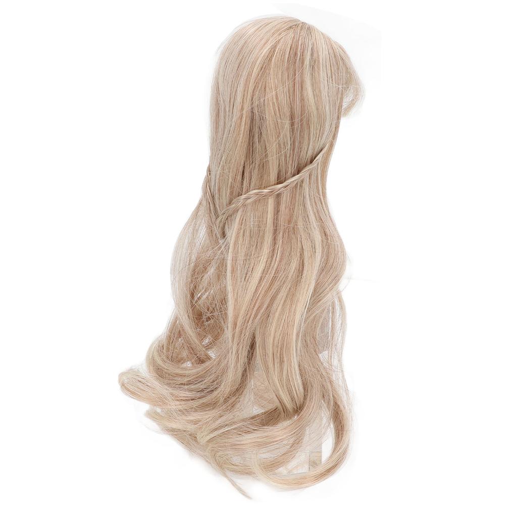 Doll Hair Wig Curly Neat Bangs Cutting Soft Doll Supplies for 1Celsius3 8 To 9in Head Circumference Doll