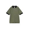 Lab Made In Italy Striped Print Casual Short-Sleeve T-Shirt Men Tops Olive-Green BV0974-222