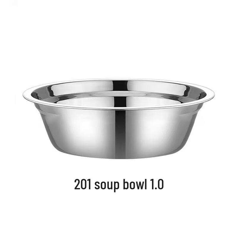 KANGMO Stainless Steel Deep Round Serving Bowl
