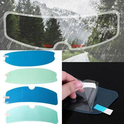 Helmet Clear Anti-Fog Patch Film Rainproof Universal Lens Film For Motorcycle Visor Clear Fog Resistant Racing Accessories